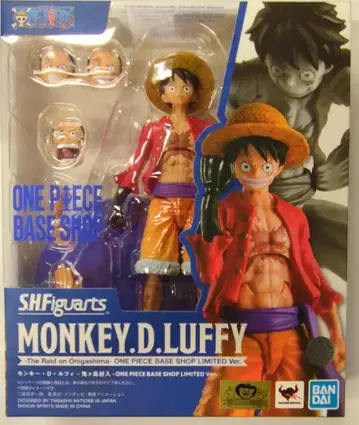 BANDAI SPIRITS S.H.Figuarts 원피스 몽키 D 루피 -오니가시마 토벌- ONE PIECE BASE SHOP LIMITED EDITION 원피스