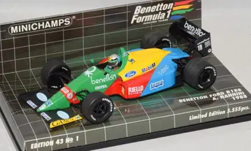PAUL'S MODEL ART 1/43 MINICHAMPS 베네통 포드 B188 A.난니니 1988 #19 880019