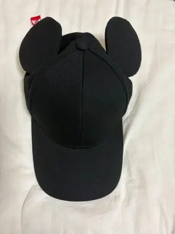 디즈니 리조트 한정판 미키 귀도리 모자 블랙 58cm
