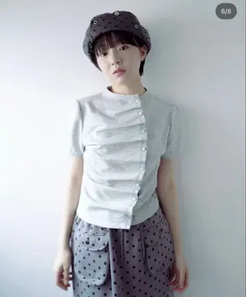 Tie.Me 버튼업 티셔츠 그레이