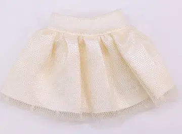 아존 퓨어니모 FannyFanny 도트 샤샤 스커트 옐로우