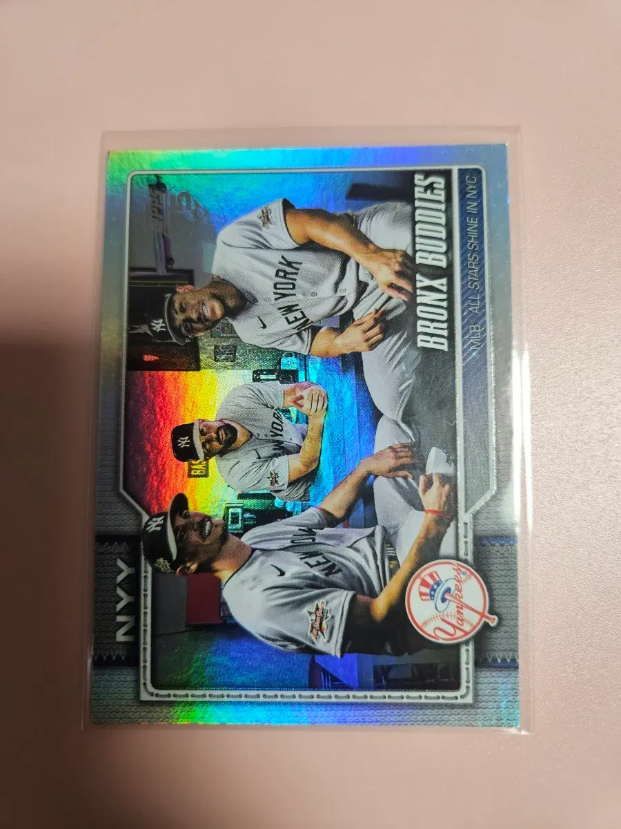 양키스)애런 저지 2026 Topps 양키스 팀 실버포일 카드