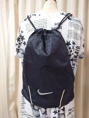 NIKE 냅색 블랙 복조리형 백팩 y2k