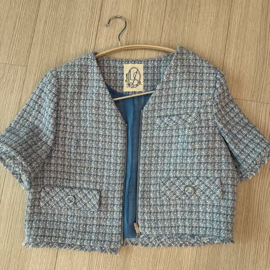 leshop 르샵 트위드 반팔자켓