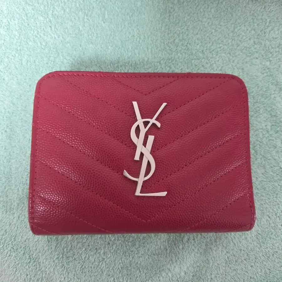 입생로랑 YSL 지갑 퀼팅