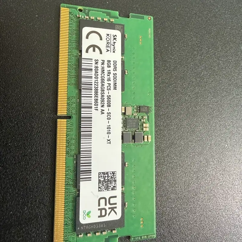 SK하이닉스 8GB DDR5-5600 노트북 램 (SODIMM)