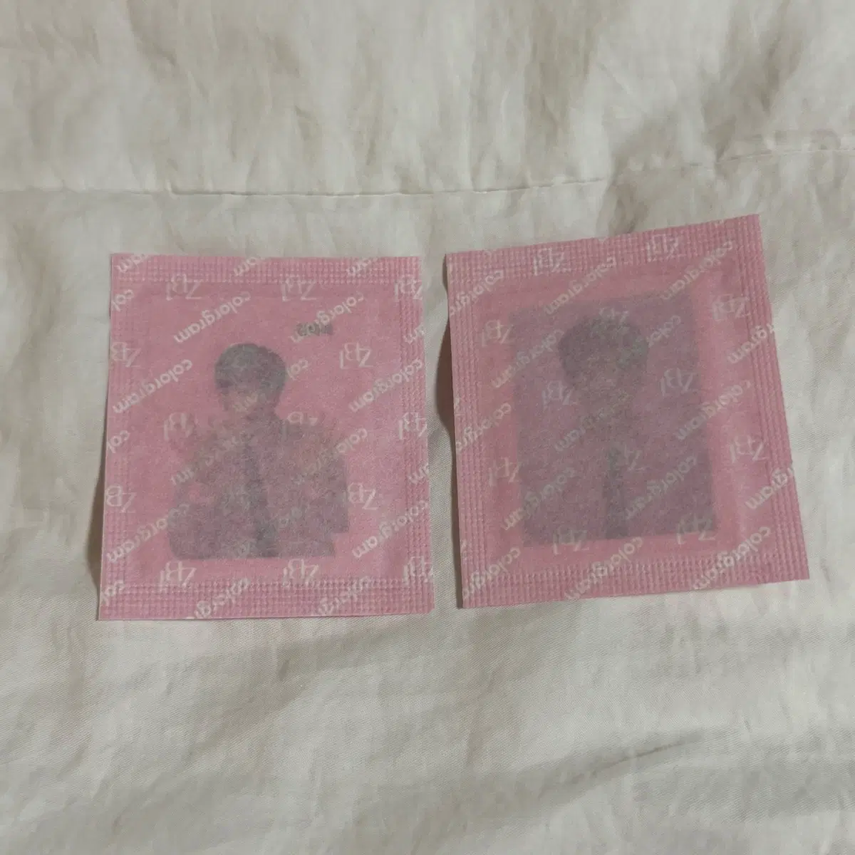 제베원 김태래 컬러그램 띠부씰 증사버전/셀카버전 세트