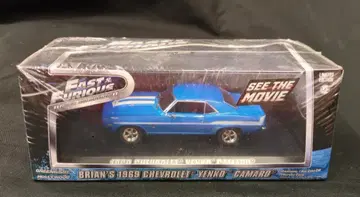 GREENLIGHT 1/43 GREENLIGHT HOLLYWOOD FAST&FURIOUS BRIAN'S CHEVROLET YENKO CAMARO 1969 #86206
