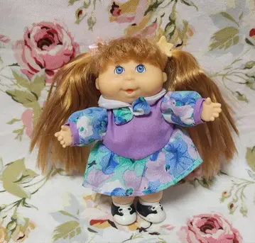 Cabbage Patch Kids 인형 별 머리 장식 꽃무늬 원피스