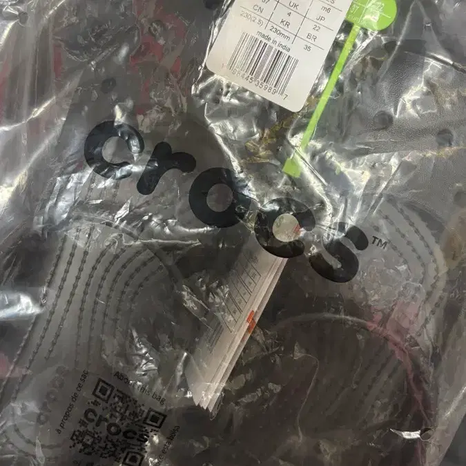 크록스 발레 블랙 220 새상품
