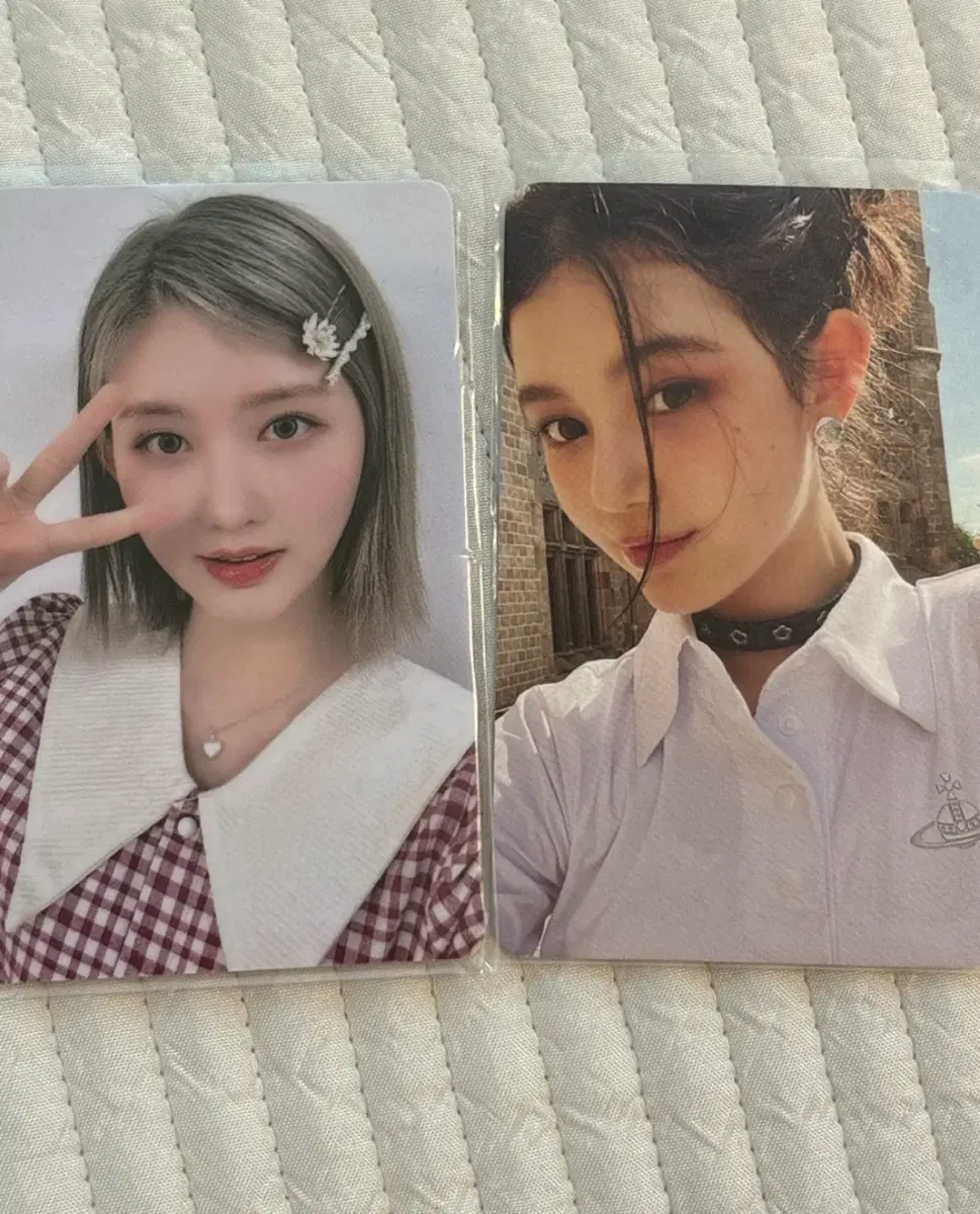 아이브,뉴진스 포카 2장