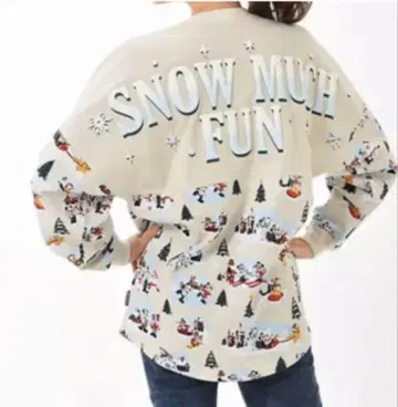 약간의 얼룩 있음 디즈니 스피릿 저지 2021 홀리데이 snow