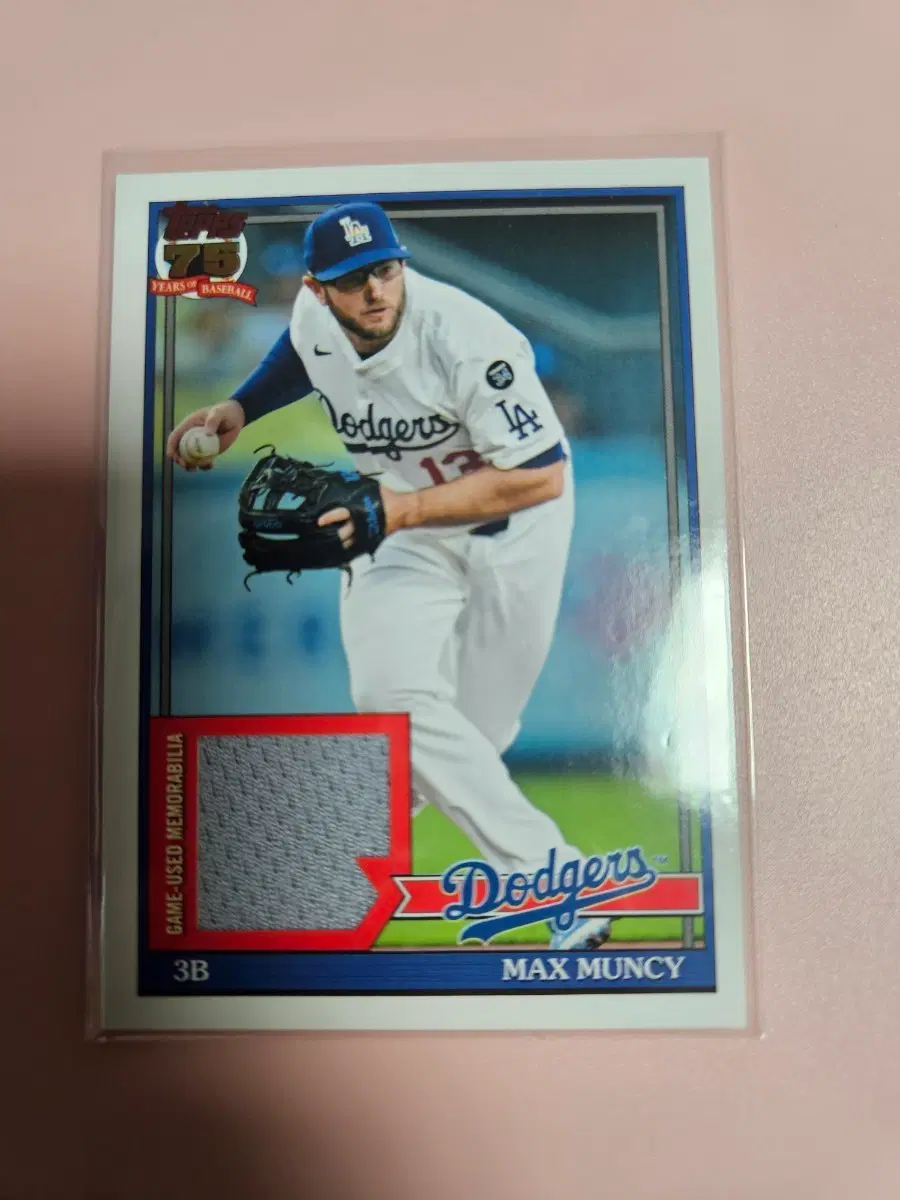 다저스)맥스 먼시 2026 Topps 저지 카드
