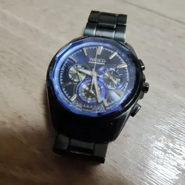 [ WIRED ] SEIKO 와이어드 크로노그래프 작동품. 가동 중