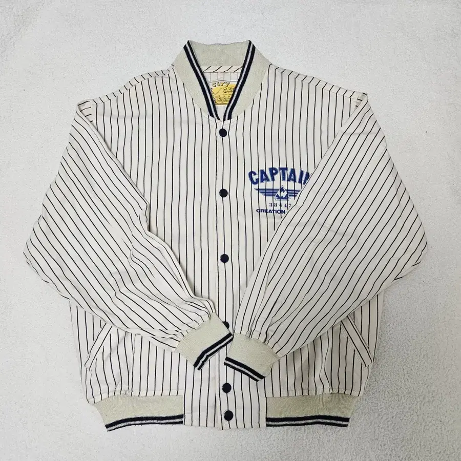 90s 일본 빈티지 스트라이프 베이스볼 자켓 L 100