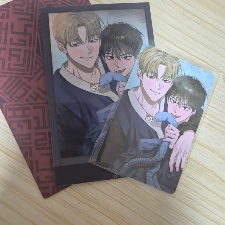 봄툰 사화 꽃이 지는 연못 스튜디오 사진팩 교환 판매해요.