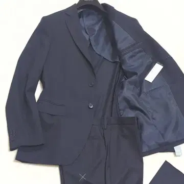 새상품 L 상당 수트 스퀘어 ELANCO 셋업 수트 네이비