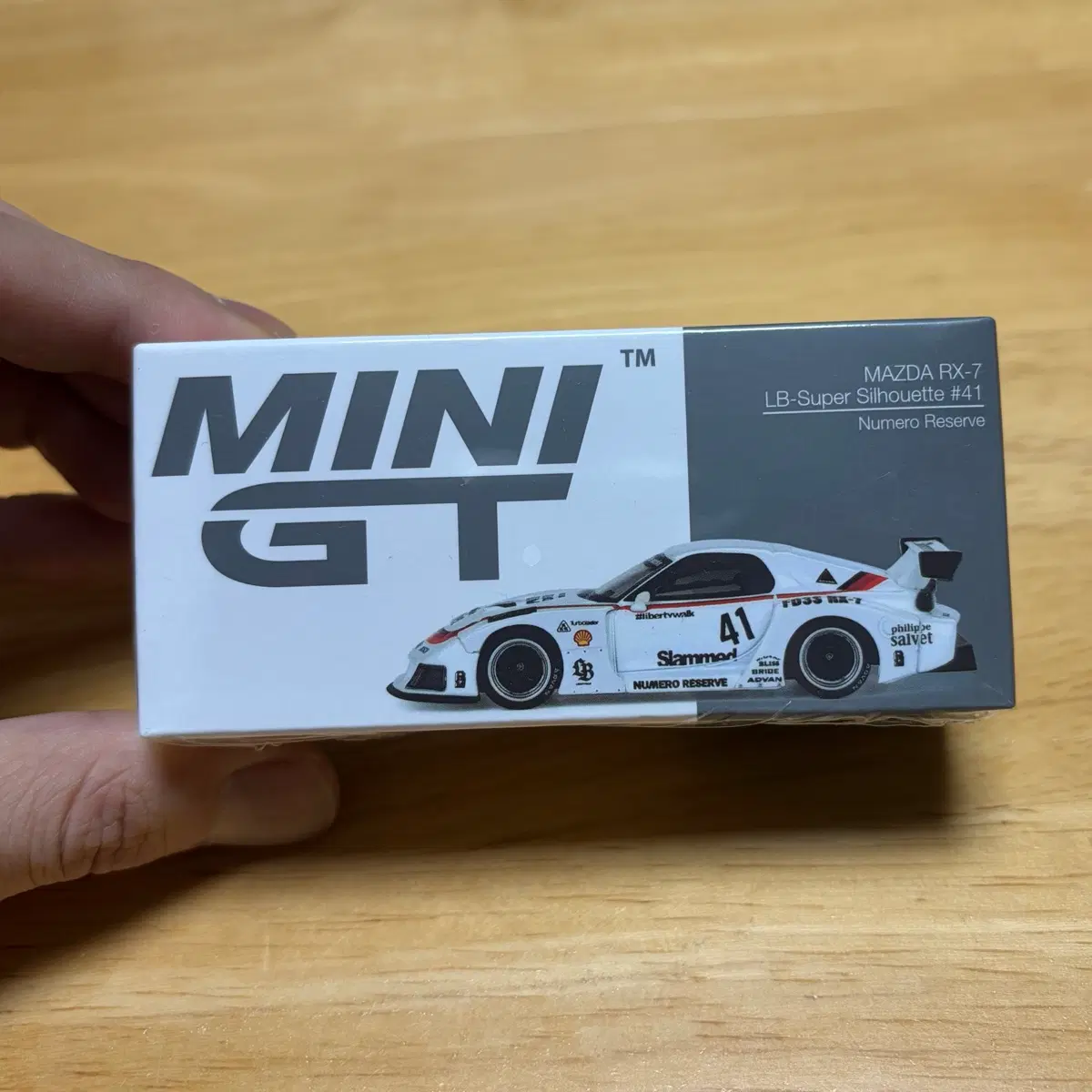 미니지티 773 마쯔다 RX-7 LB-슈퍼 실루엣 미니카 다이캐스트