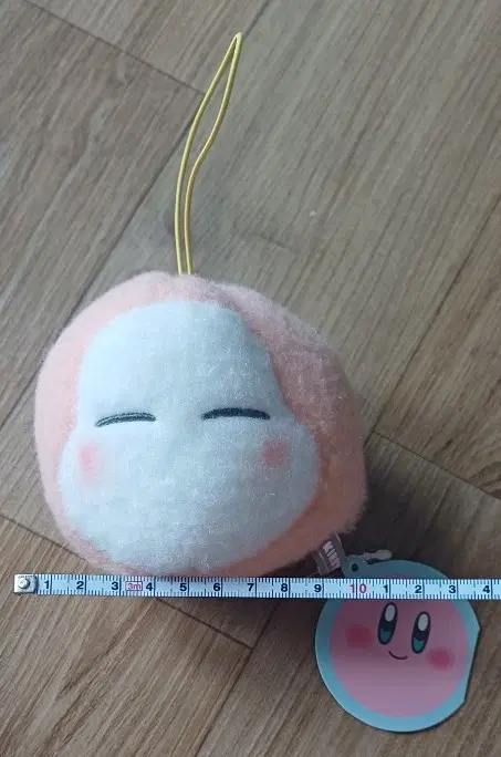 별의 커비 웨이들디 키링 인형 털복숭이 동그란 인형