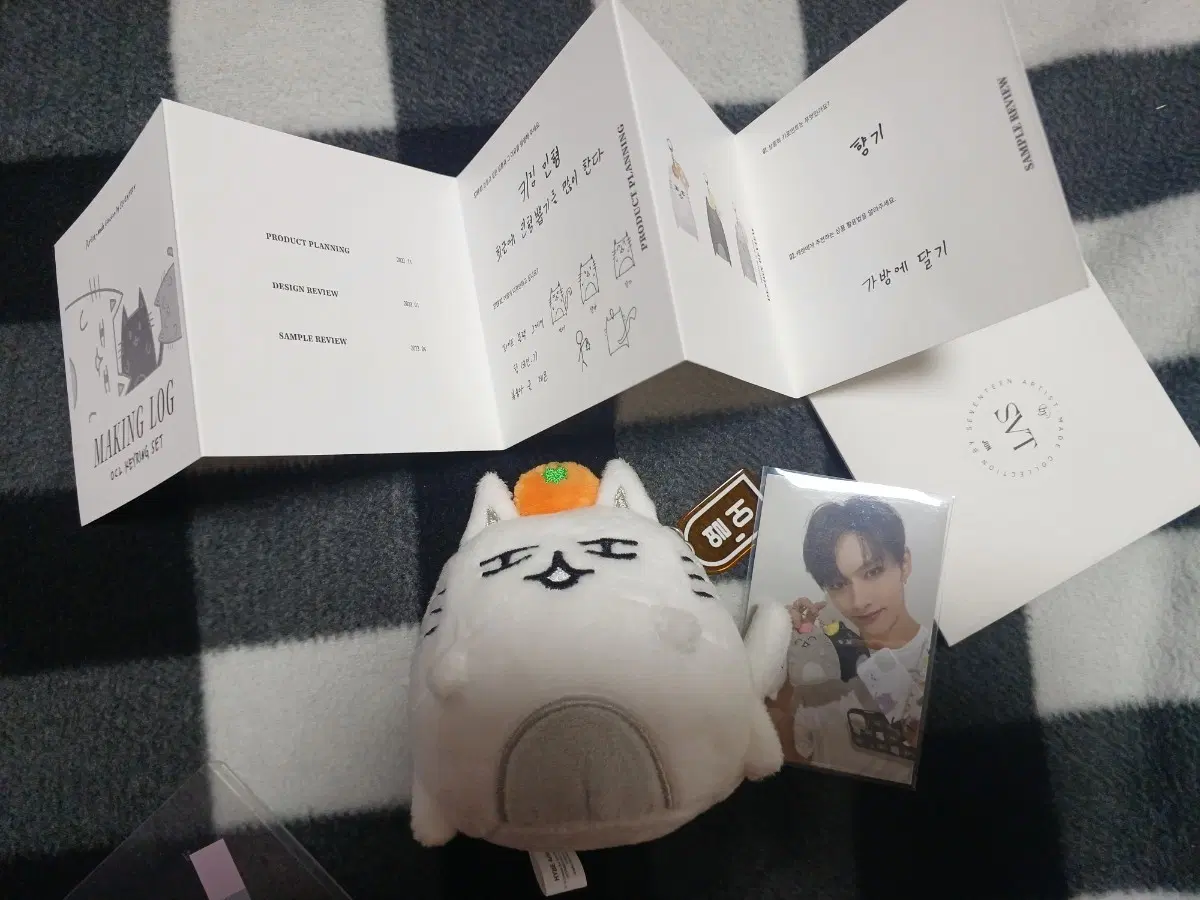 세븐틴 아티스트메이드 준 인형 열어 문열어