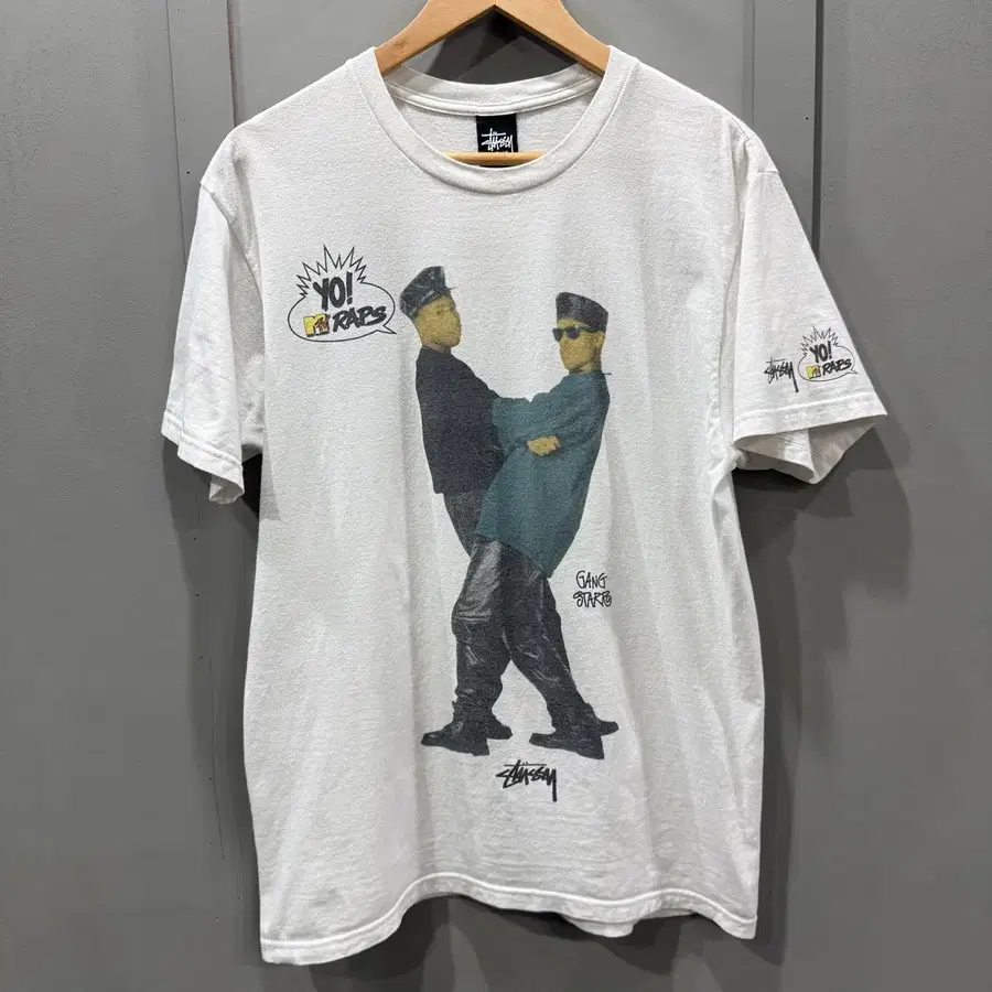 M 스투시 Stussy MTV 갱스타 반팔 티셔츠