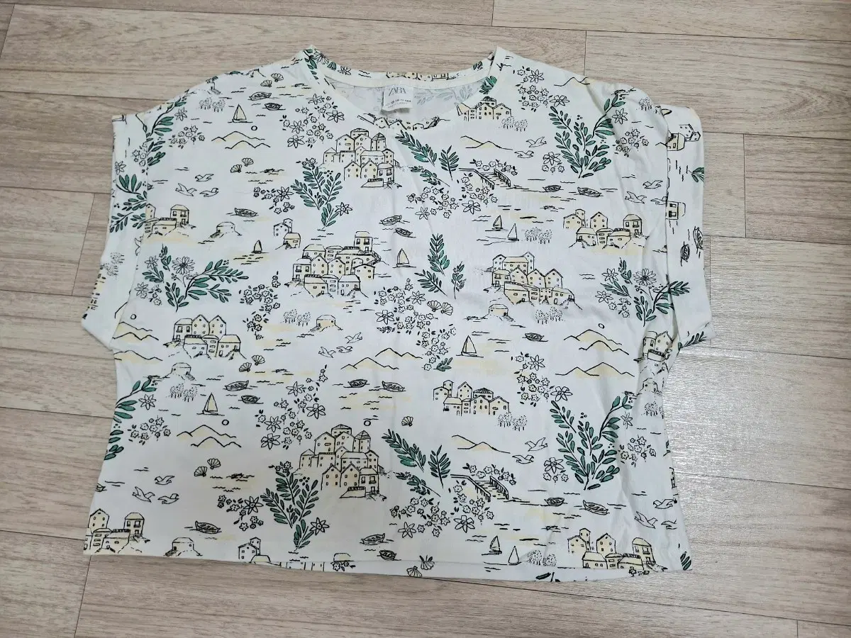 ZARA 보트 반팔 티셔츠