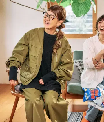 LEPSIM [ 310기획 ] 310/베스트 2WAY 블루종 카키