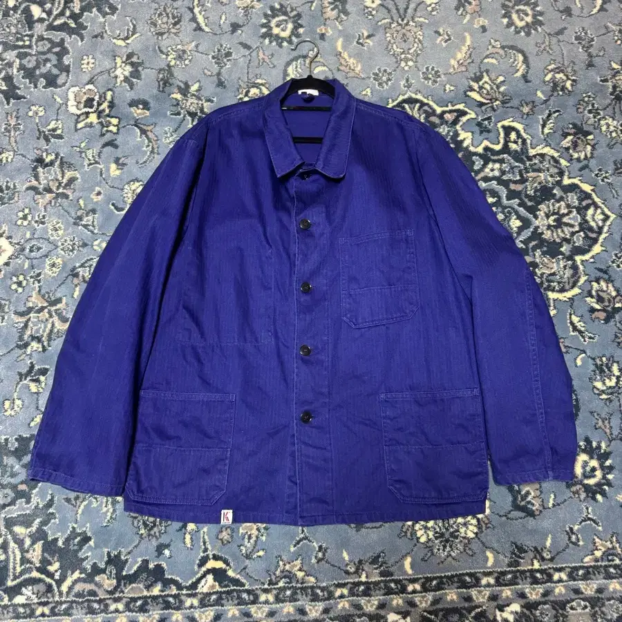 XL-XXL) Vintage French work wear HBT French work jacket