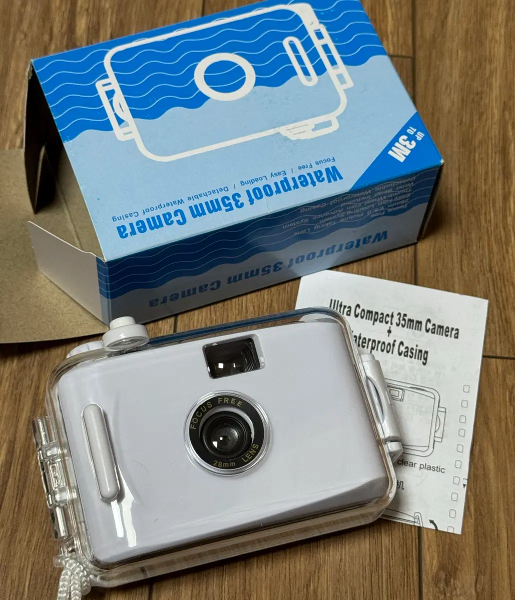 [새상품] 방수 35mm 토이 필름 카메라 + 방수 케이스(필름 미포함)