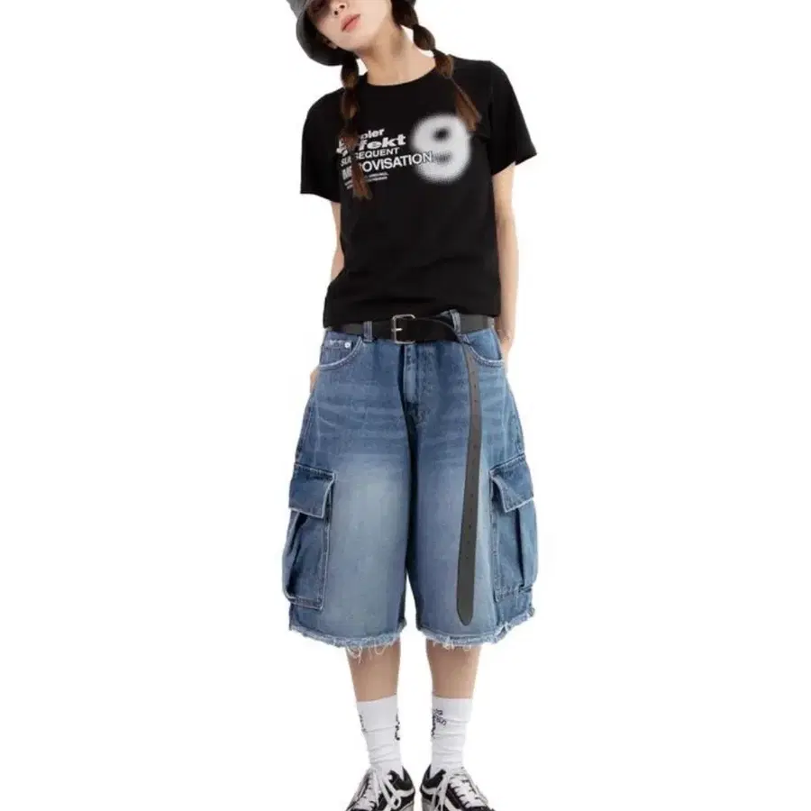 데님 버뮤다 팬츠