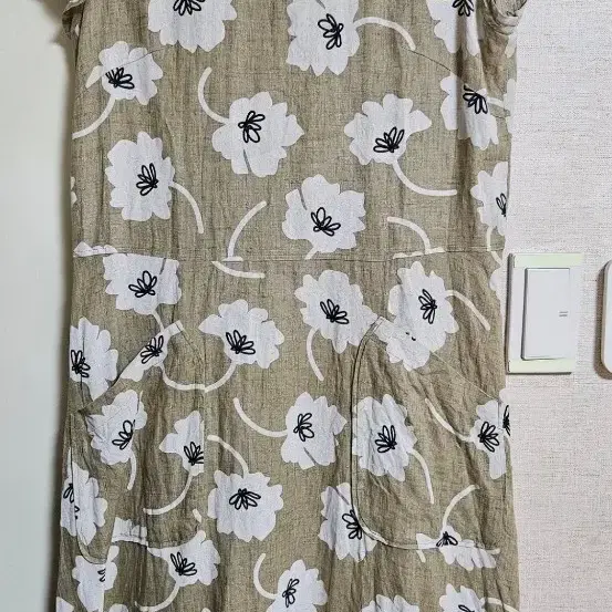 벨르봉 린넨 플라워 패턴 원피스 66