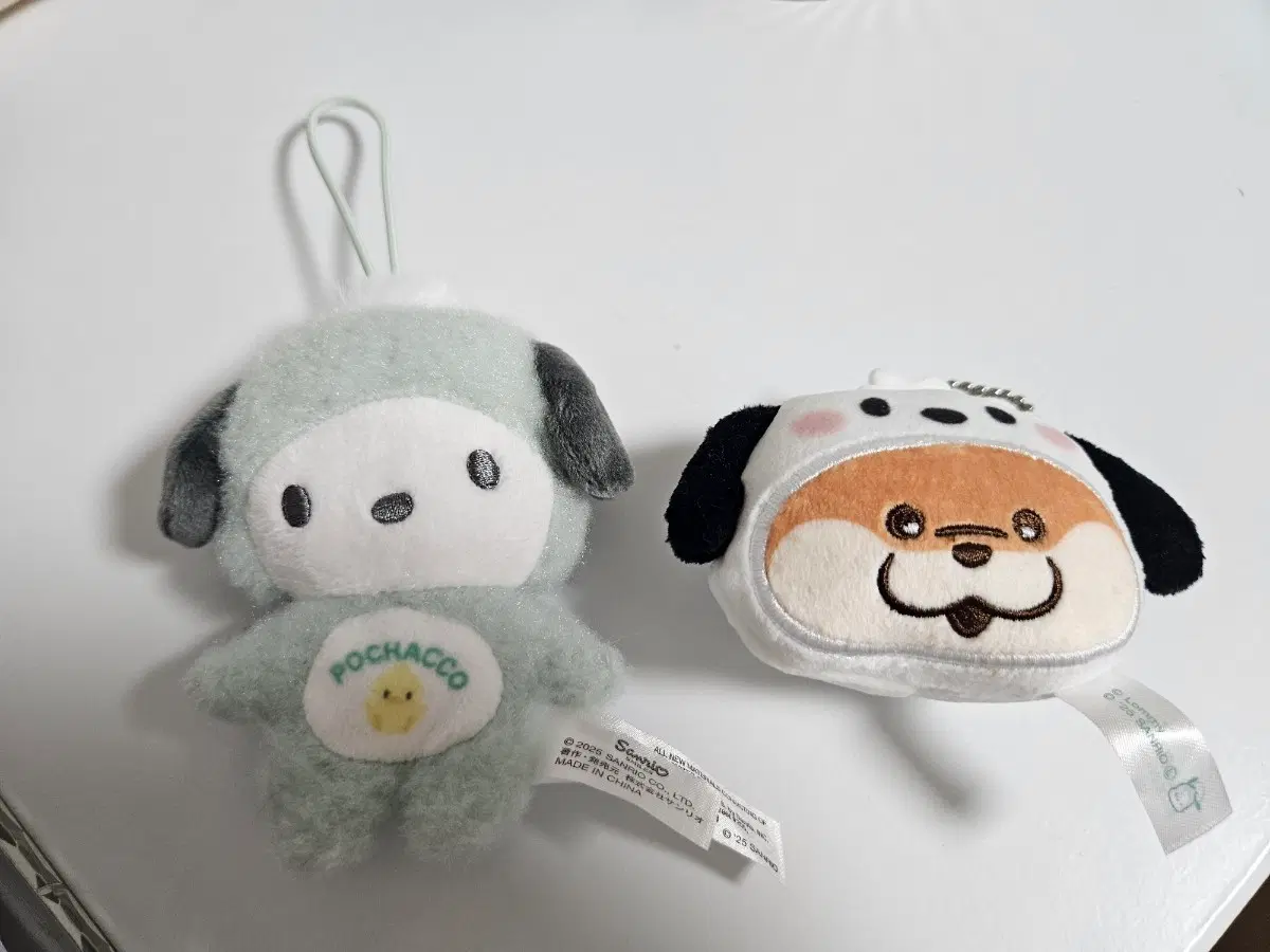 포차코 인형 키링 세트