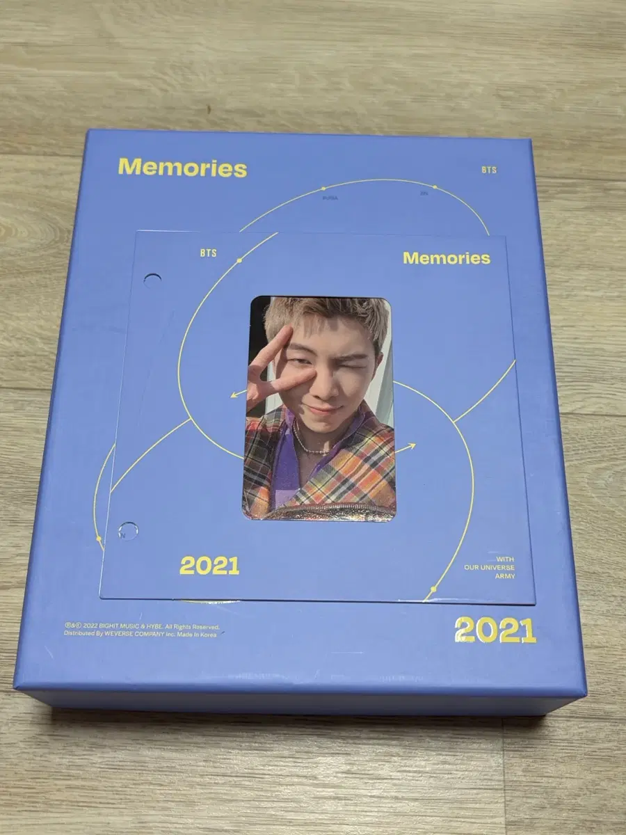 BTS 방탄소년단 메모리즈 2021 포카 RM 김남준
