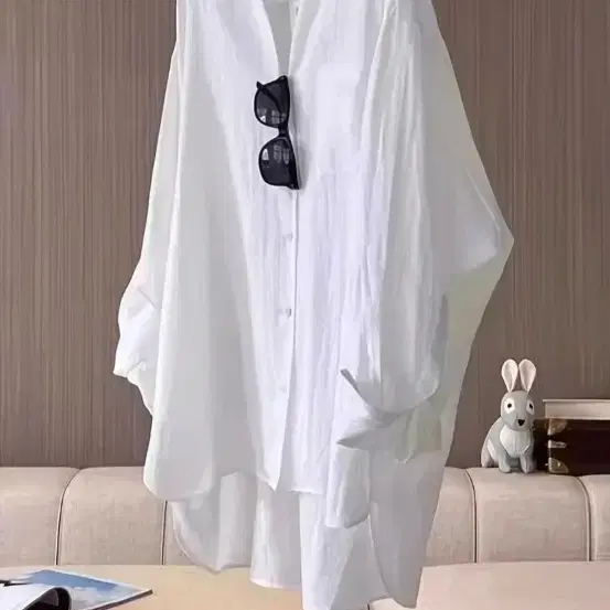 루즈핏 셔츠 화이트