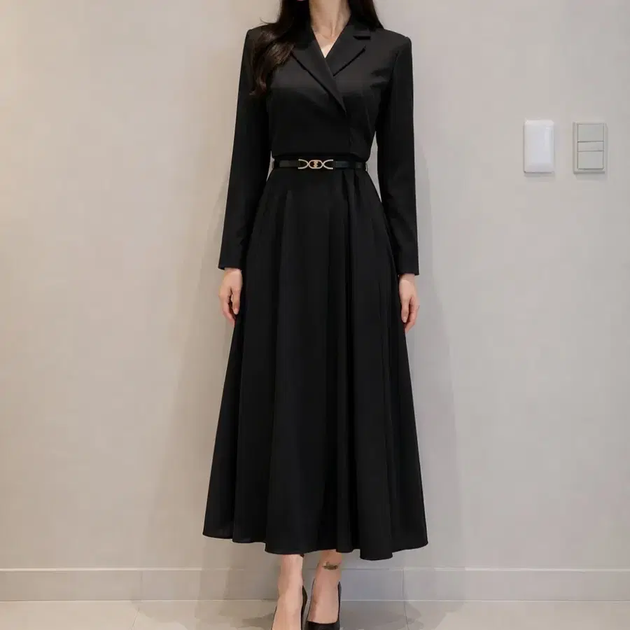 케네스레이디 블랙 원피스 55사이즈 새상품