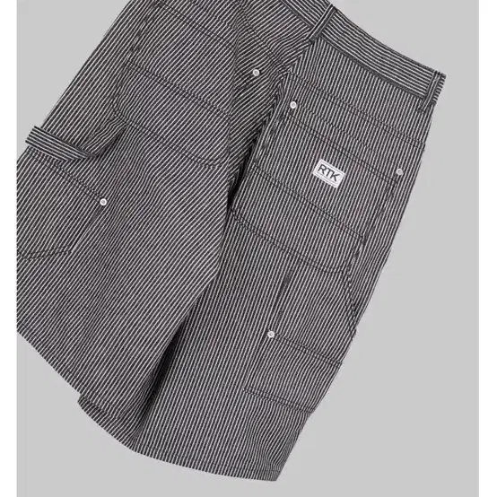 릿킴 스트라이프 카펜터 쇼츠 블랙