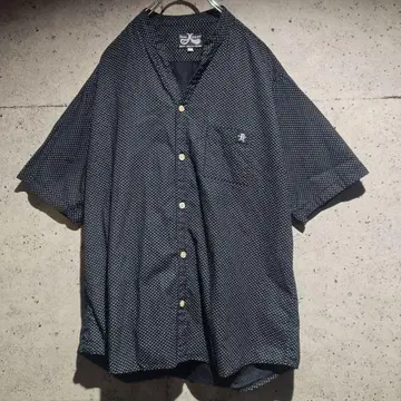 DRESS HIPPY 드레스 히피 반팔 셔츠 도트 무늬 S 사이즈