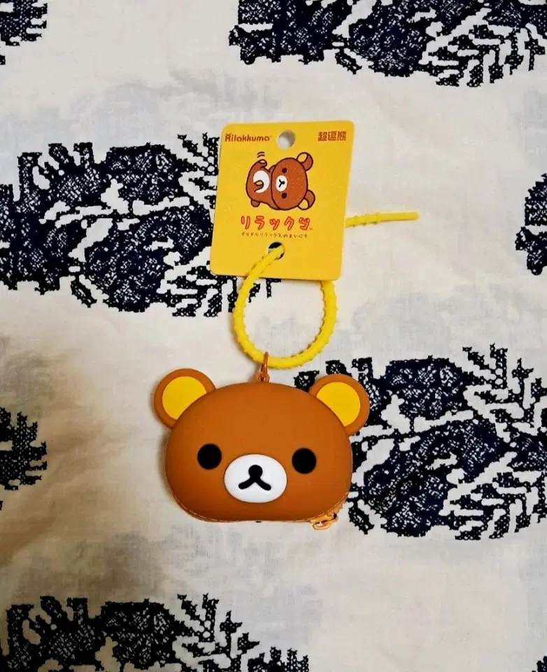 리락쿠마 실리콘 파우치 마스코트 동전지갑 케이스 키홀더 에어팟 이어폰 산엑스