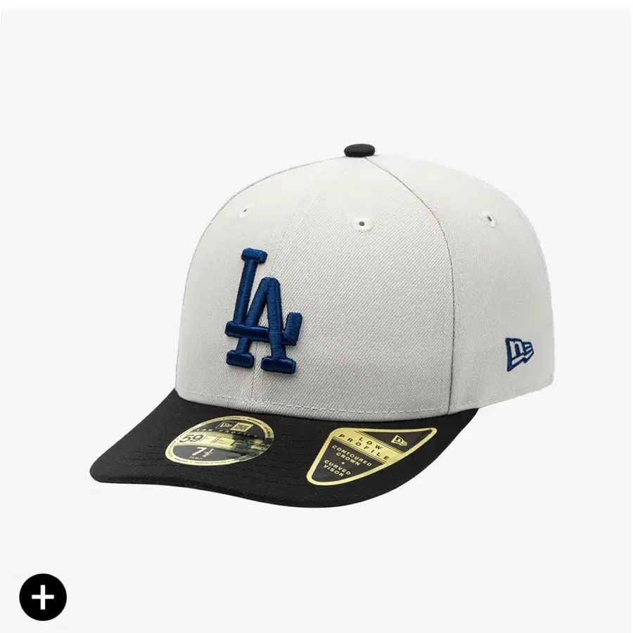 뉴에라 MLB 월드 시리즈 LA 다저스 로우 프로파일 피티드캡 스톤 볼캡