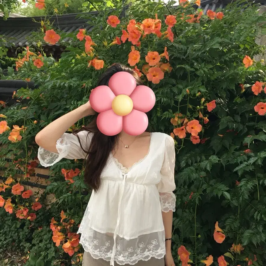 블라우스 판매 (한 번 착용)