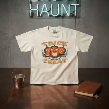TRICK OR TREAT 호박 할로윈 티셔츠 tee dbd