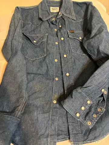 페로우즈 데님 셔츠 긴팔 XS 34