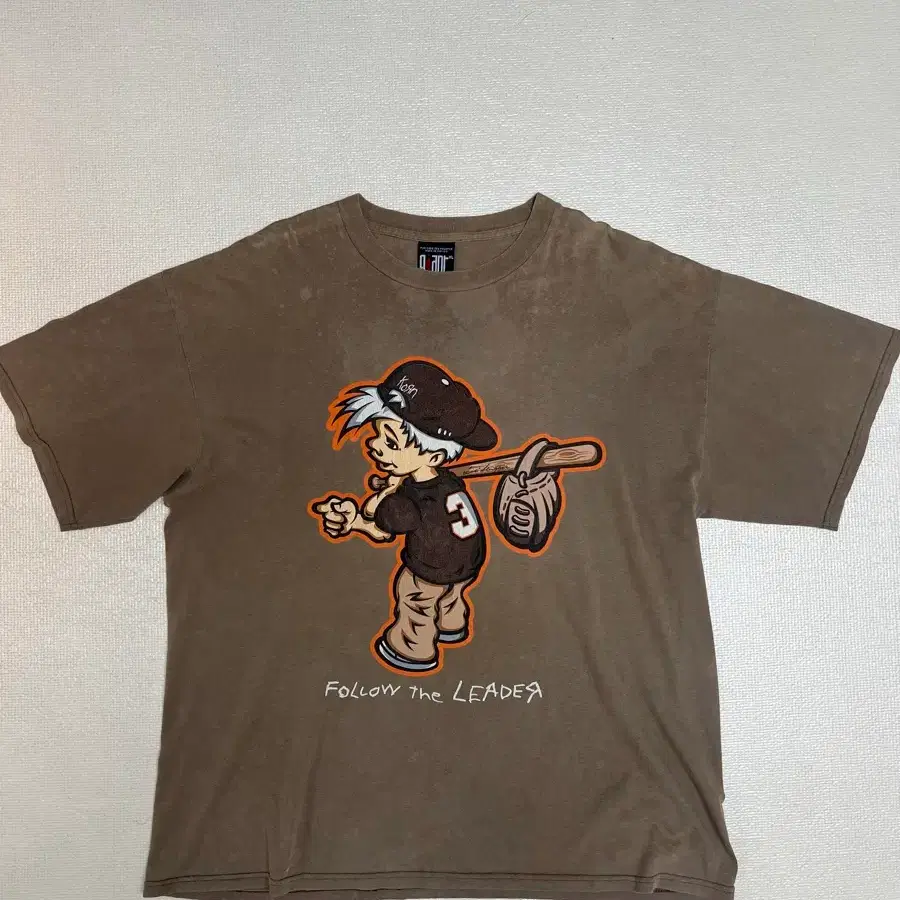 90s 빈티지 korn 팔로우더리더 페이딩티셔츠 XL