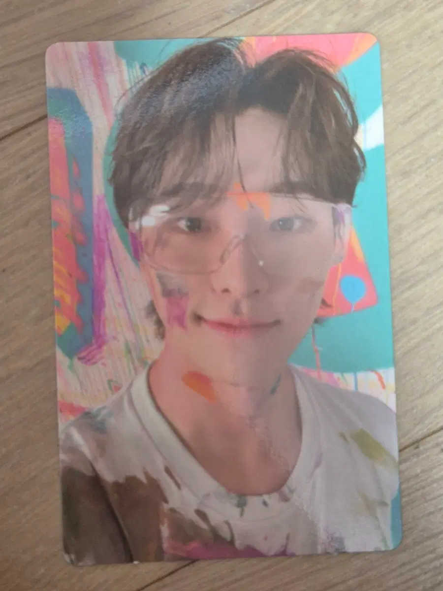 세븐틴 SVT 페더썬 물감 포카 디노