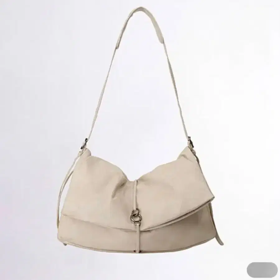 스컬프터 folded slouchy bag ivory