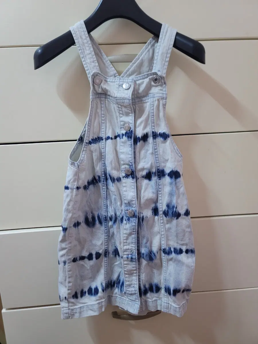GAP 데님 멜빵 원피스 M