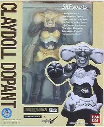 반다이 S.H.Figuarts 가면라이더 W (더블) 클레이 인형 도펀트