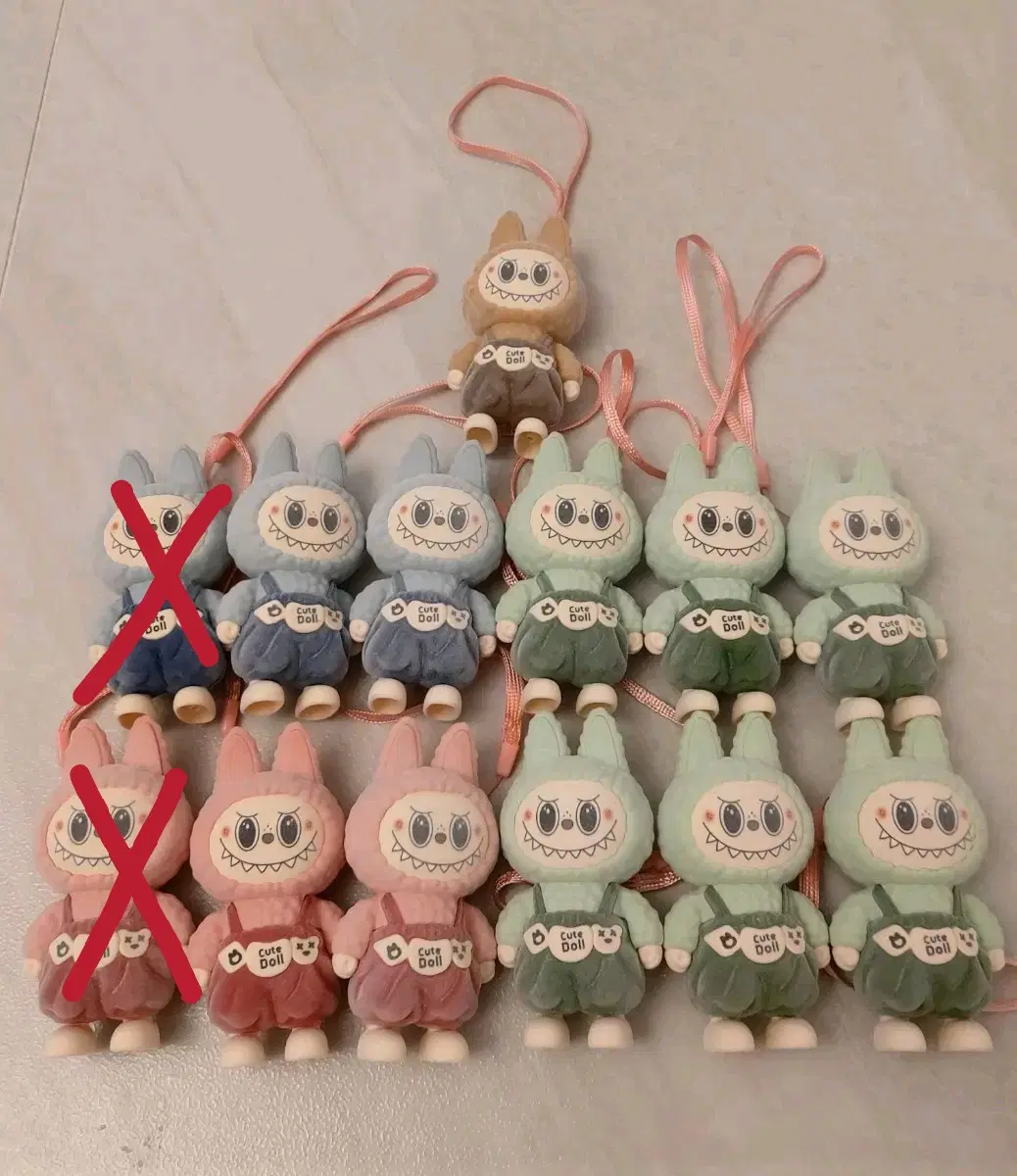 라부부 Cute Doll 피규어 키링