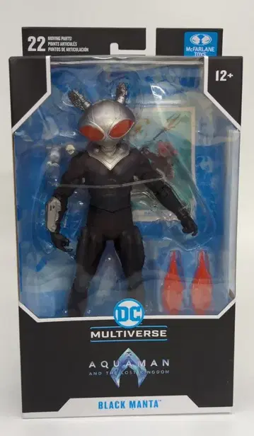 McFarlane Toys (액션 피규어) 아쿠아맨과 로스트 킹덤 블랙 만타 7인치