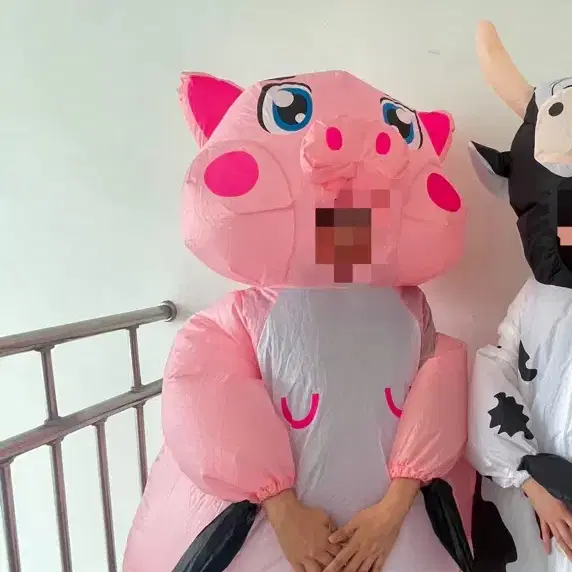 졸사 돼지 에어슈트